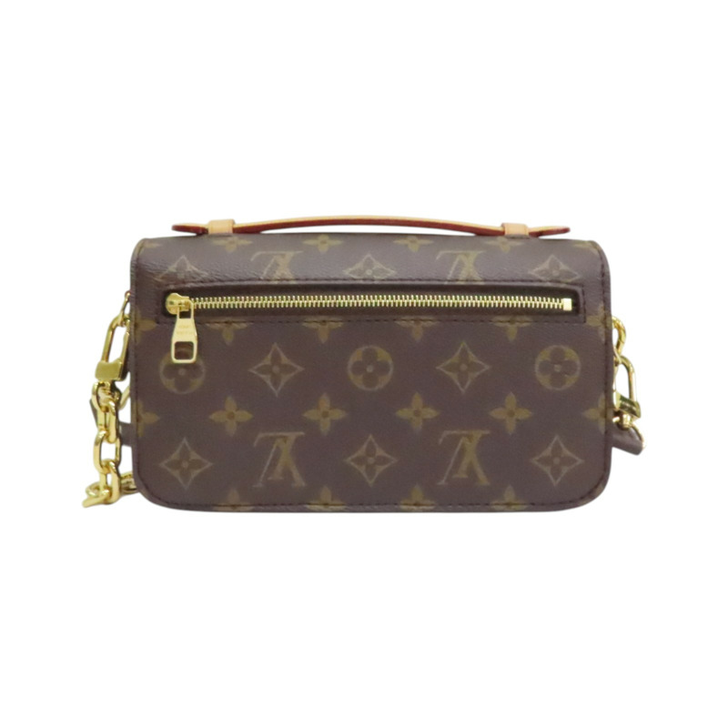 棕色 原花帆布 Pochette Metis East West 肩背包【LOUIS VUITTON LV 路易威登】 M46279-2
