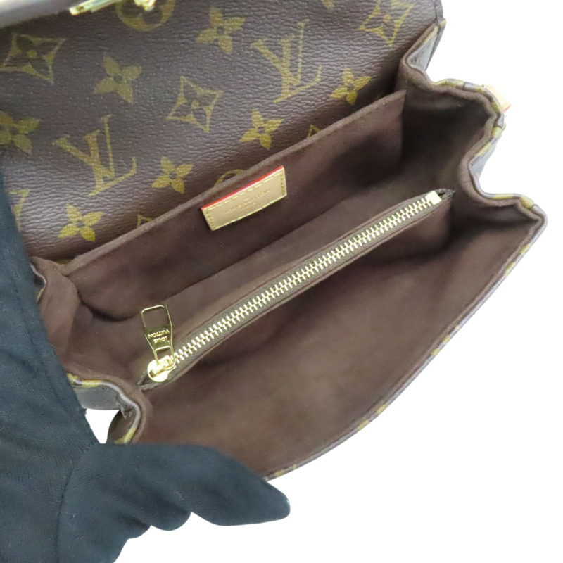 棕色 原花帆布 Pochette Metis East West 肩背包【LOUIS VUITTON LV 路易威登】 M46279-5