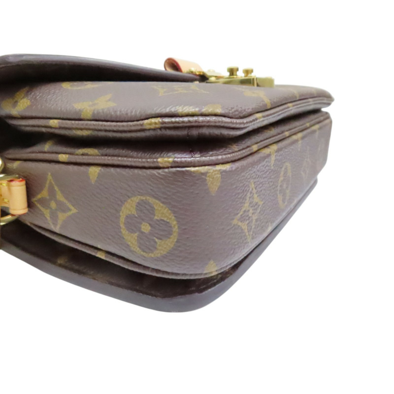 棕色 原花帆布 Pochette Metis East West 肩背包【LOUIS VUITTON LV 路易威登】 M46279-14