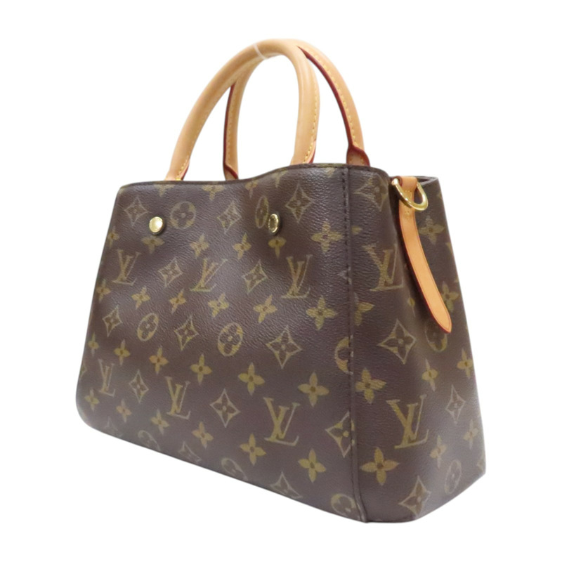 棕色 原花 帆布 Montaigne BB 两用包【LOUIS VUITTON LV 路易威登】 M41055-2