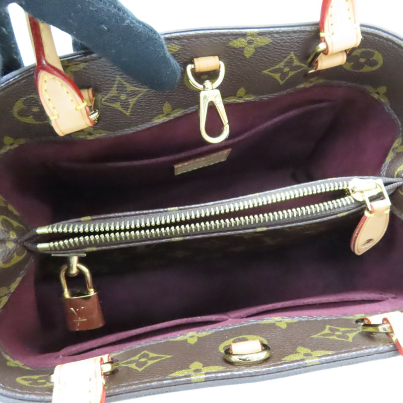 棕色 原花 帆布 Montaigne BB 两用包【LOUIS VUITTON LV 路易威登】 M41055-5