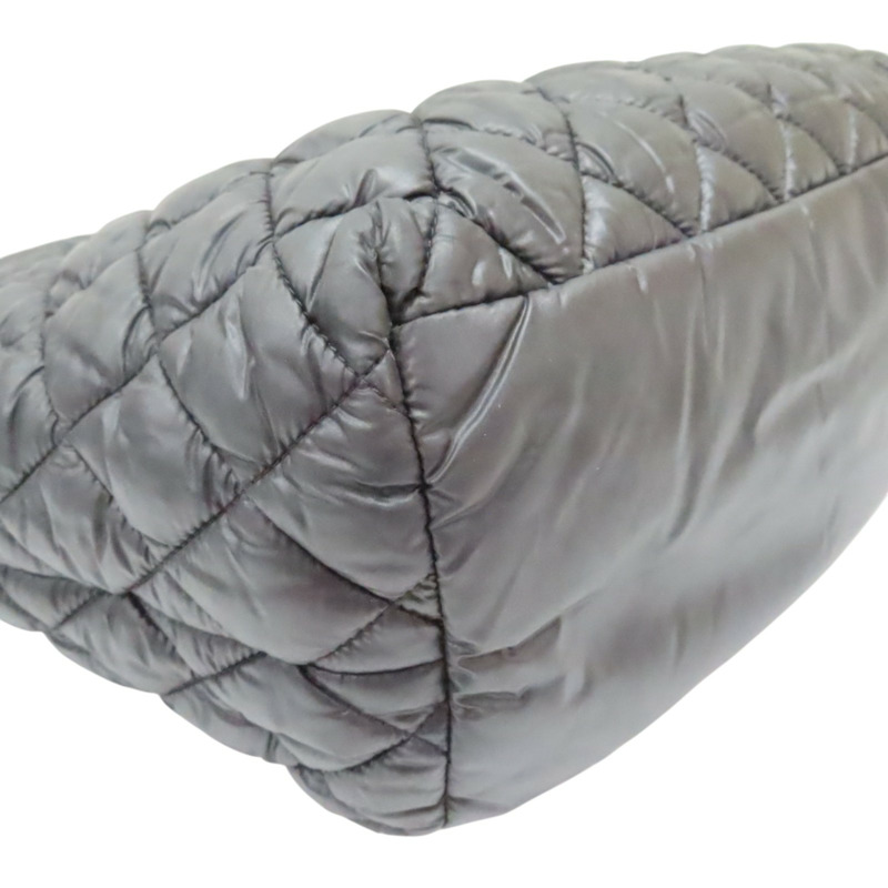 黑色尼龍 Coco 空氣包 手提包 無卡【CHANEL 香奈兒】 A48610-13