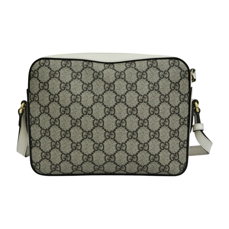 白色 Horsebit 1955 肩背包【GUCCI 古馳】 645454-1