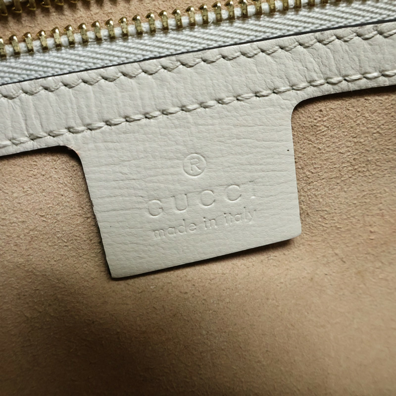 白色 Horsebit 1955 肩背包【GUCCI 古馳】 645454-8