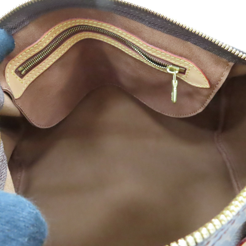 棕色 原花帆布 Speedy Bandouliere 30 兩用包【LOUIS VUITTON LV 路易威登】 M46980-5