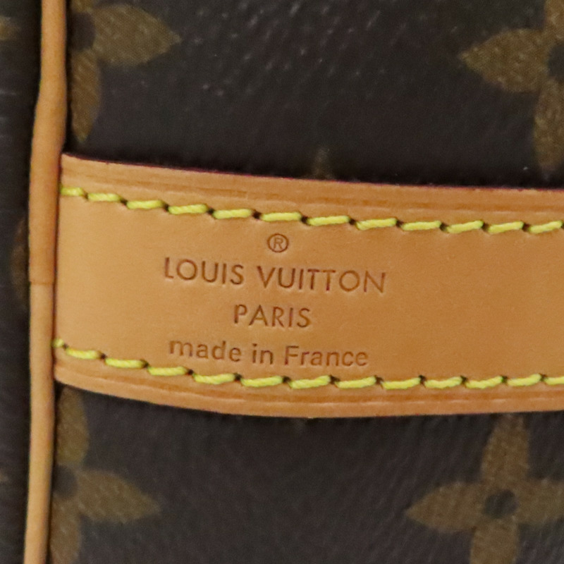 棕色 原花帆布 Speedy Bandouliere 30 兩用包【LOUIS VUITTON LV 路易威登】 M46980-6