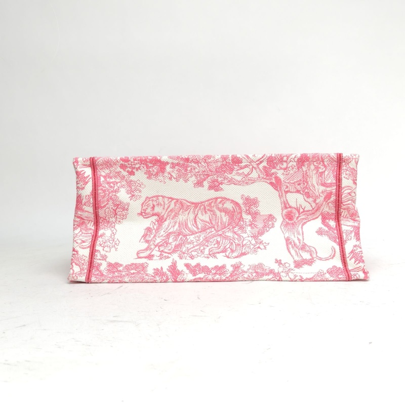 DIOR BookTote中號36粉色帆布2024-3