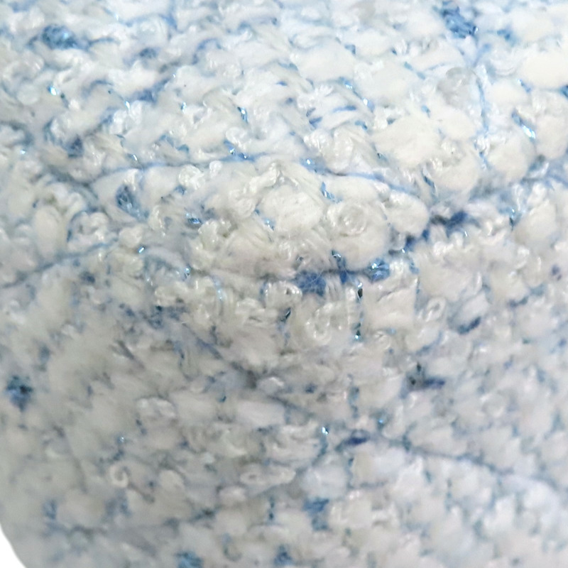 淺藍 毛尼 COCO 20 鍊帶 肩背包 銀釦【CHANEL 香奈兒】 A69900-13