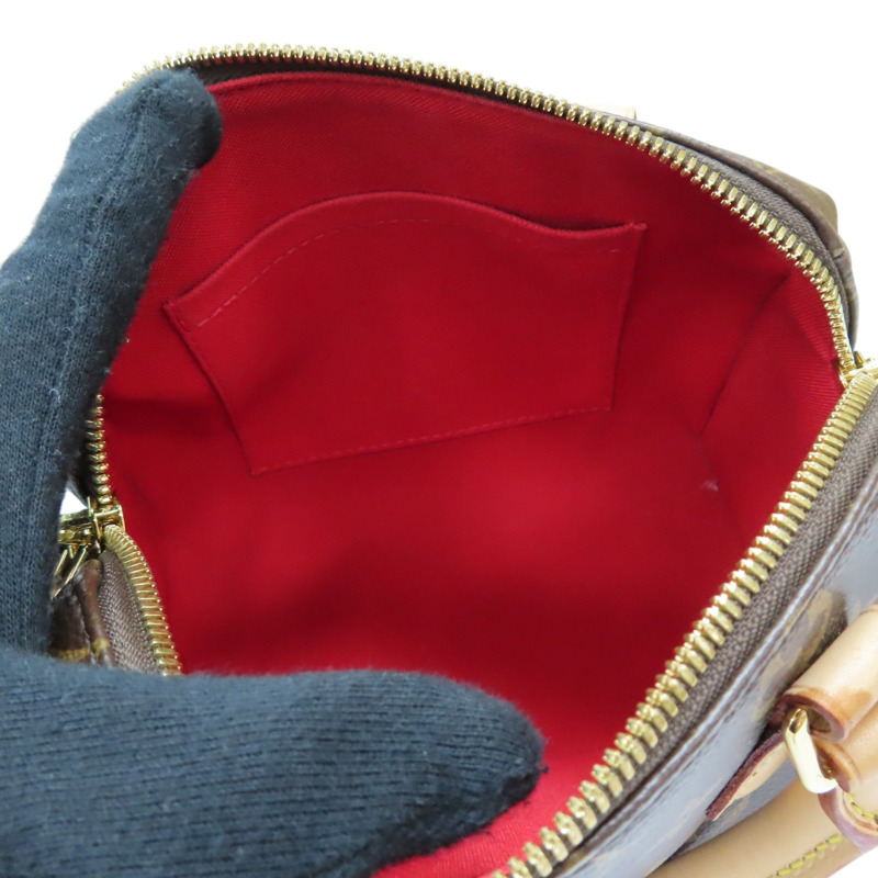 棕色 原花 PVC塗層帆布 Speedy Bandouliere 20 肩背包【LOUIS VUITTON LV 路易威登】 M45948-4