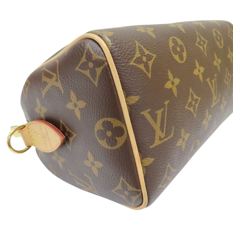 棕色 原花 PVC塗層帆布 Speedy Bandouliere 20 肩背包【LOUIS VUITTON LV 路易威登】 M45948-9