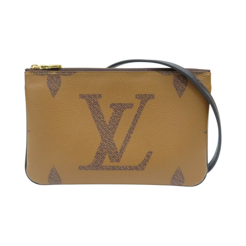 雙棕色 原花 PVC塗層帆布 肩背包【LOUIS VUITTON LV 路易威登】 M69203