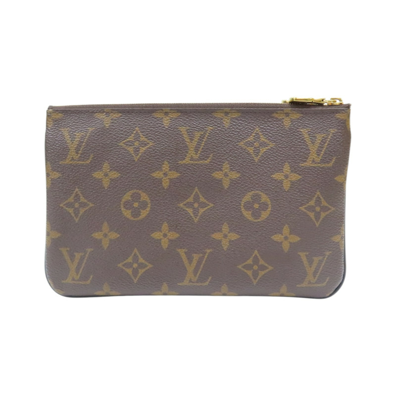 雙棕色 原花 PVC塗層帆布 肩背包【LOUIS VUITTON LV 路易威登】 M69203-1
