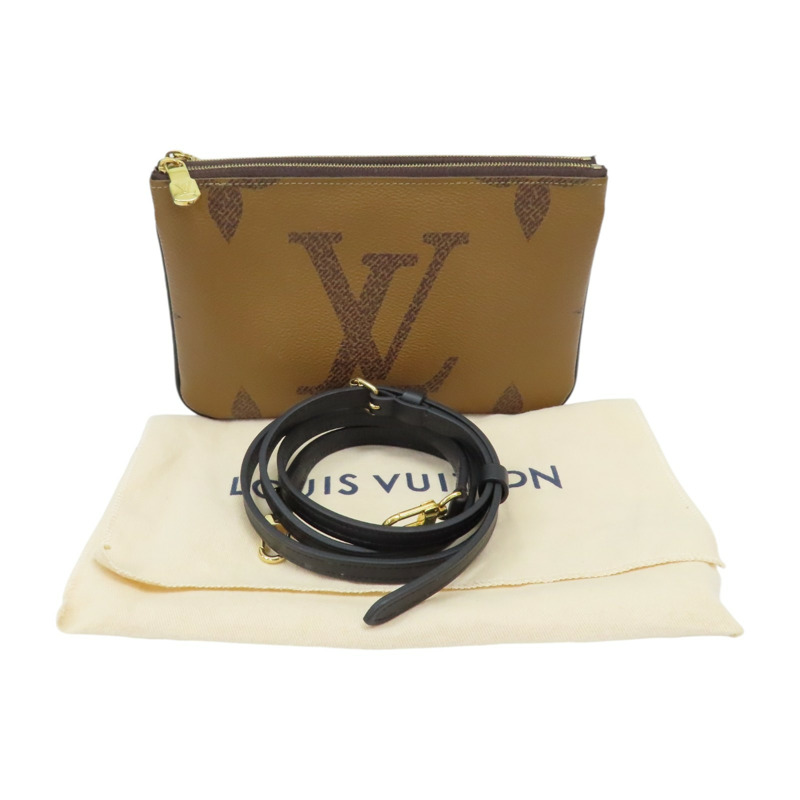 雙棕色 原花 PVC塗層帆布 肩背包【LOUIS VUITTON LV 路易威登】 M69203-8