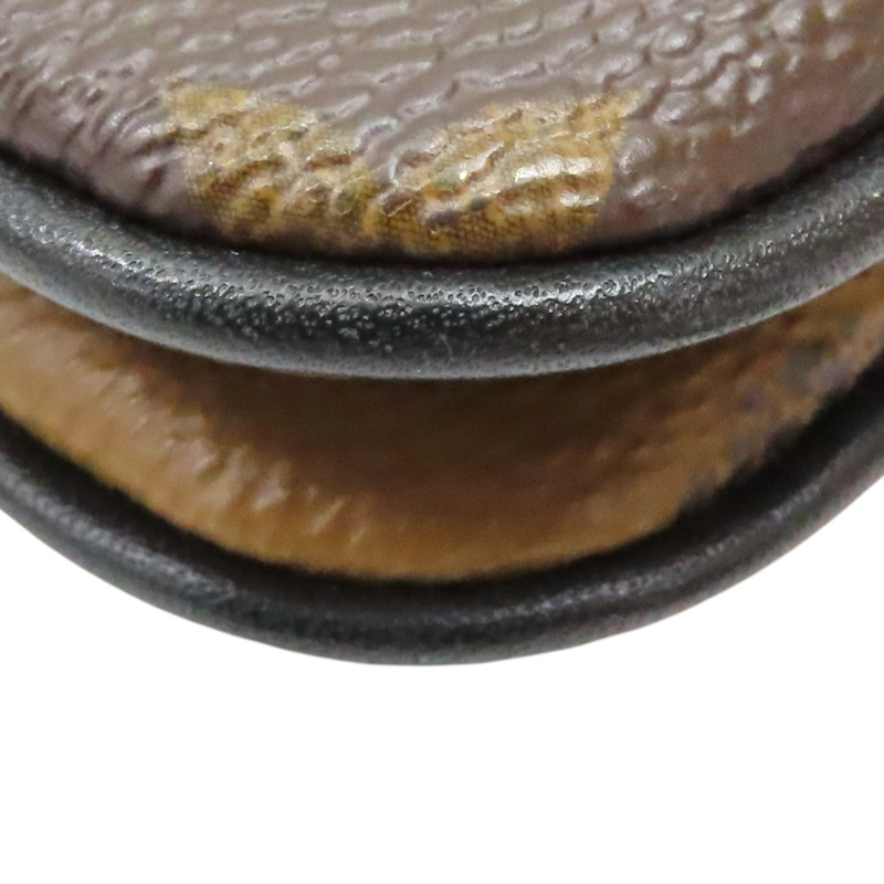 雙棕色 原花 PVC塗層帆布 肩背包【LOUIS VUITTON LV 路易威登】 M69203-12