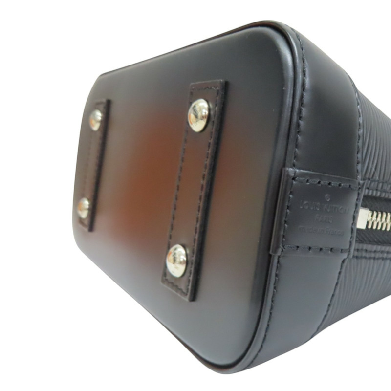 黑色 EPI 水波紋牛皮 ALMA BB 兩用包【LOUIS VUITTON LV 路易威登】 M24645-12