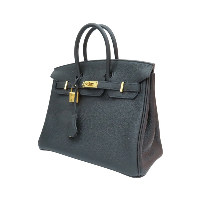 黑色 togo牛皮 Birkin 25 柏金包 手提包 U刻 金扣【HERMES 愛馬仕】-2