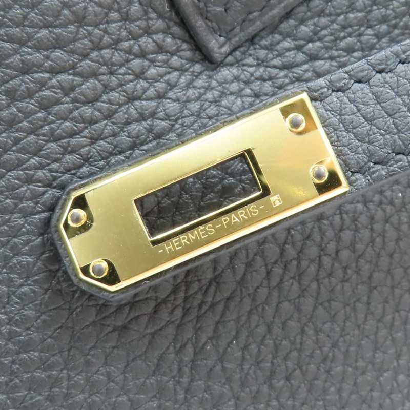 黑色 togo牛皮 Birkin 25 柏金包 手提包 U刻 金扣【HERMES 愛馬仕】-6