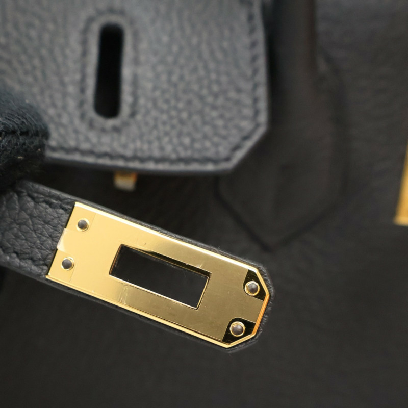 黑色 togo牛皮 Birkin 25 柏金包 手提包 U刻 金扣【HERMES 愛馬仕】-7