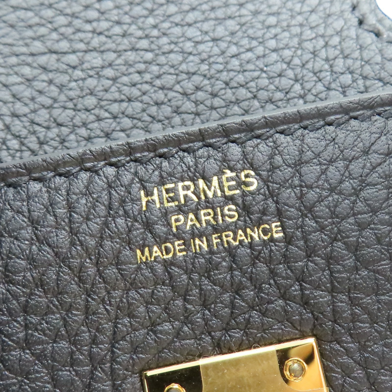 黑色 togo牛皮 Birkin 25 柏金包 手提包 U刻 金扣【HERMES 愛馬仕】-9