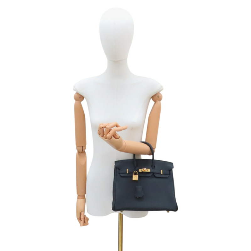黑色 togo牛皮 Birkin 25 柏金包 手提包 U刻 金扣【HERMES 愛馬仕】-13