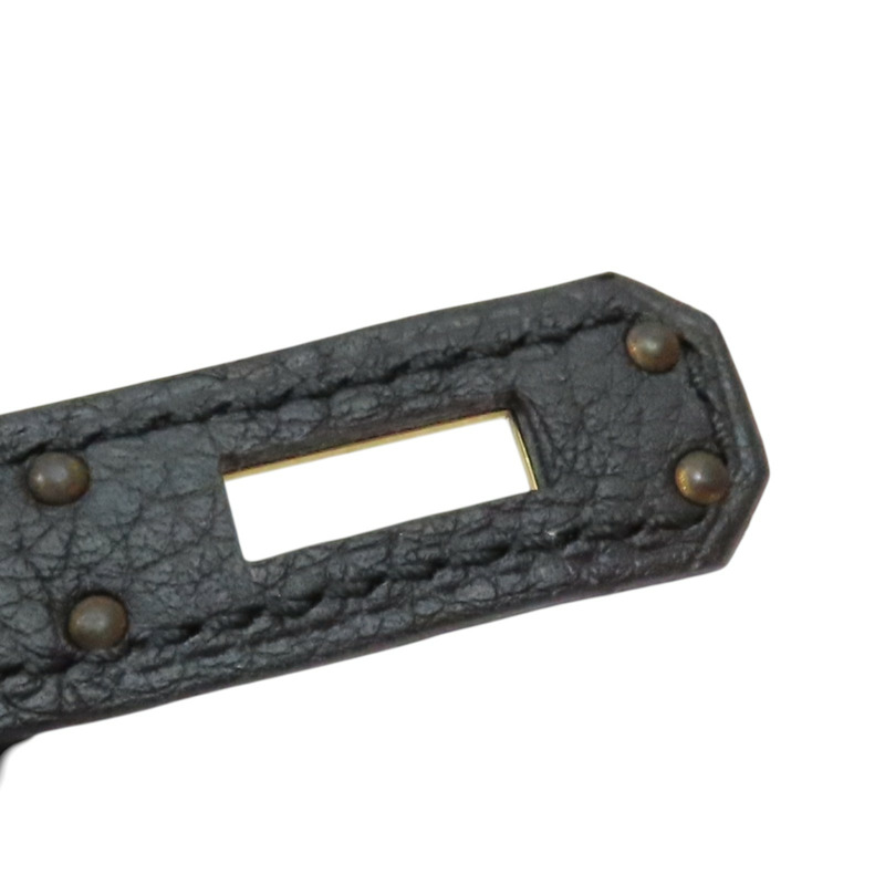 黑色 togo牛皮 Birkin 25 柏金包 手提包 U刻 金扣【HERMES 愛馬仕】-15