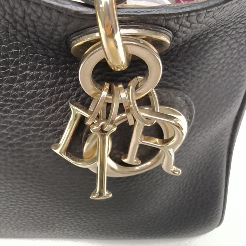 DIOR VIP迷你23黑色牛皮金扣2014-4