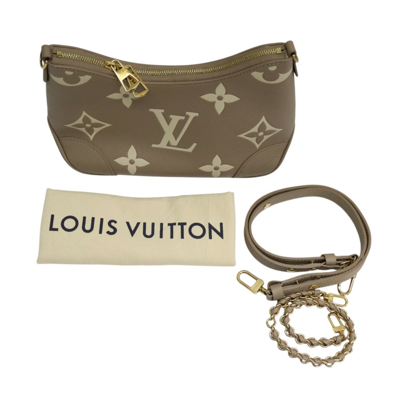 灰色 原花 牛皮 壓紋 Boulogne PM 兩用包【LOUIS VUITTON LV 路易威登】 M13224-9