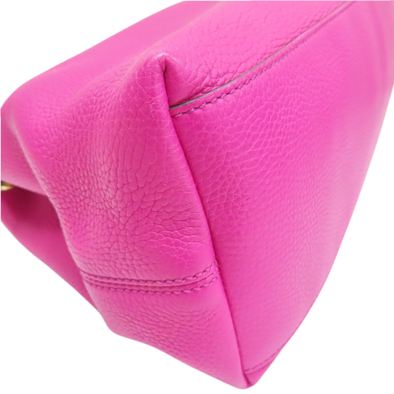 桃紅色 牛皮 流蘇 SOHO 肩背包【GUCCI 古馳】 308982-12