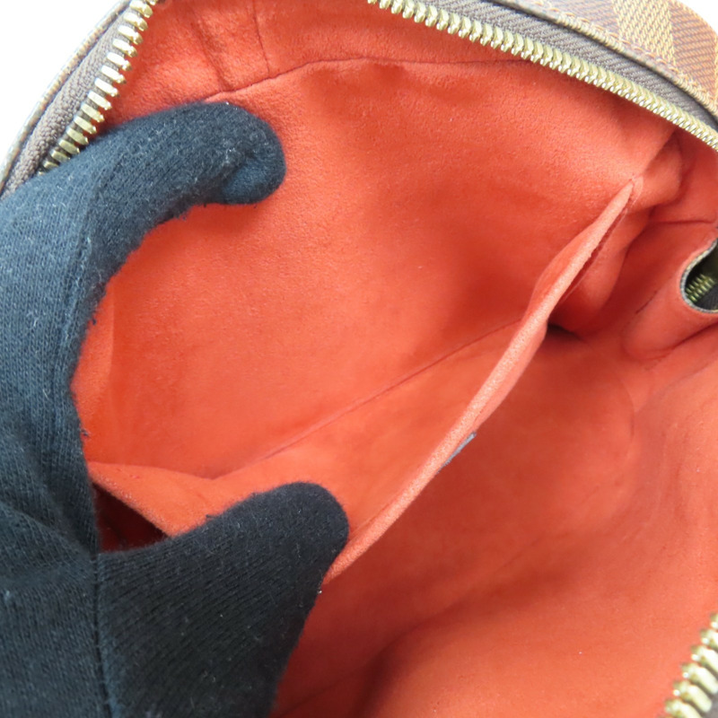 棕色 棋盤格 PVC塗層帆布 Sarria Mini 手提包【LOUIS VUITTON LV 路易威登】 N51286-5