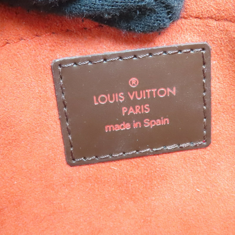 棕色 棋盤格 PVC塗層帆布 Sarria Mini 手提包【LOUIS VUITTON LV 路易威登】 N51286-6