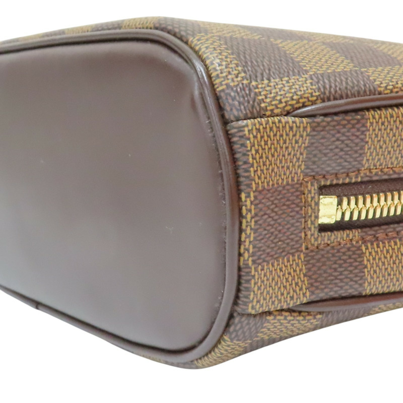 棕色 棋盤格 PVC塗層帆布 Sarria Mini 手提包【LOUIS VUITTON LV 路易威登】 N51286-10