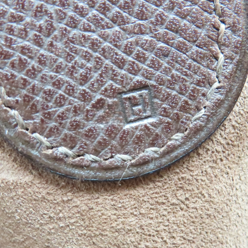 棕色 Courchevel牛皮 Vespa PM 肩背包 口H刻 金釦【HERMES 愛馬仕】-7