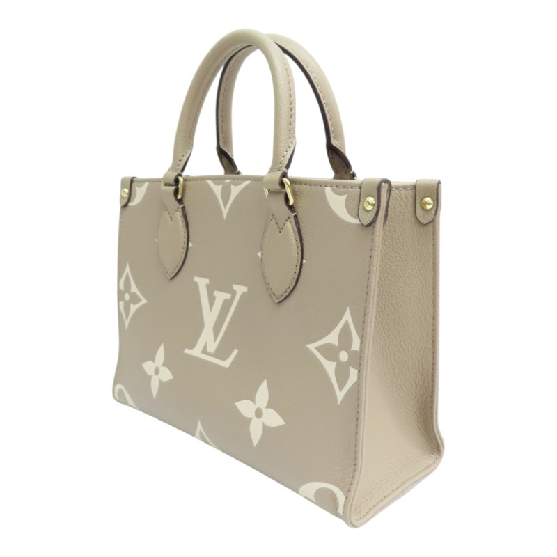 斑鳩灰色 牛皮 OnTheGo PM 兩用包【LOUIS VUITTON LV 路易威登】 M45779-2