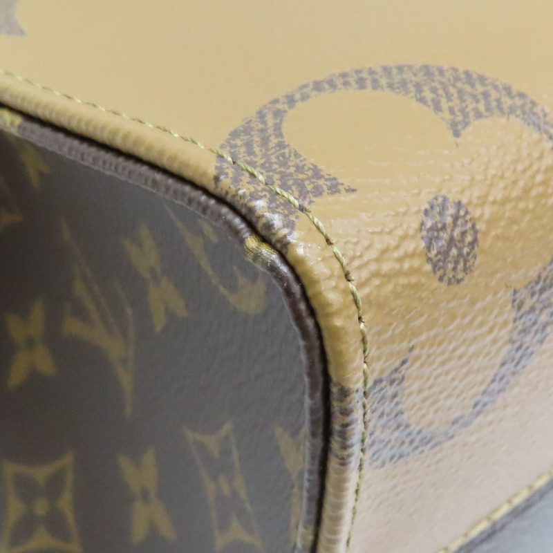棕色 原花 PVC塗層帆布 On The Go PM 兩用包【LOUIS VUITTON LV 路易威登】 M46373-11
