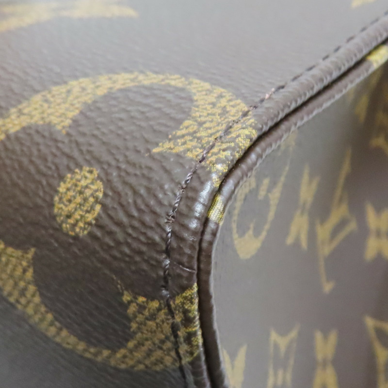 棕色 原花 PVC塗層帆布 On The Go PM 兩用包【LOUIS VUITTON LV 路易威登】 M46373-12