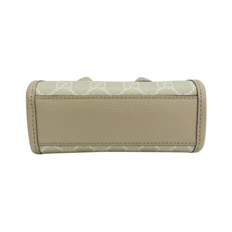 米白色 GG Supreme 帆布 肩背包【GUCCI 古馳】 671623-3