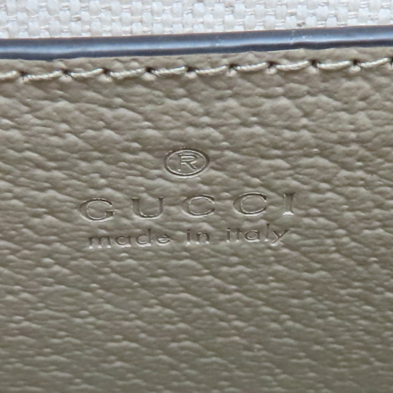 米白色 GG Supreme 帆布 肩背包【GUCCI 古馳】 671623-6