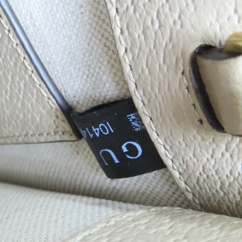 米白色 GG Supreme 帆布 肩背包【GUCCI 古馳】 671623-7