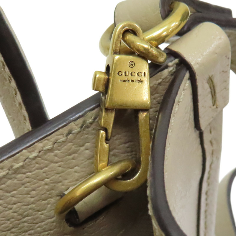 米白色 GG Supreme 帆布 肩背包【GUCCI 古馳】 671623-8