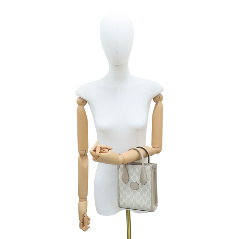 米白色 GG Supreme 帆布 肩背包【GUCCI 古馳】 671623-9