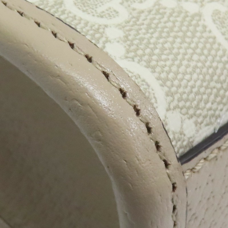 米白色 GG Supreme 帆布 肩背包【GUCCI 古馳】 671623-12