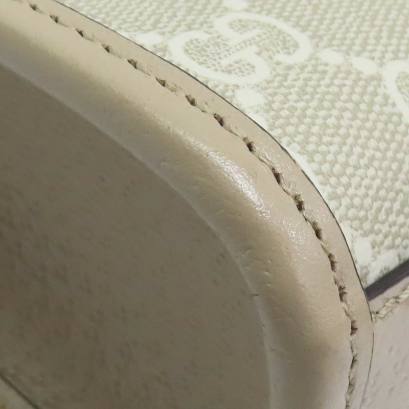 米白色 GG Supreme 帆布 肩背包【GUCCI 古馳】 671623-14