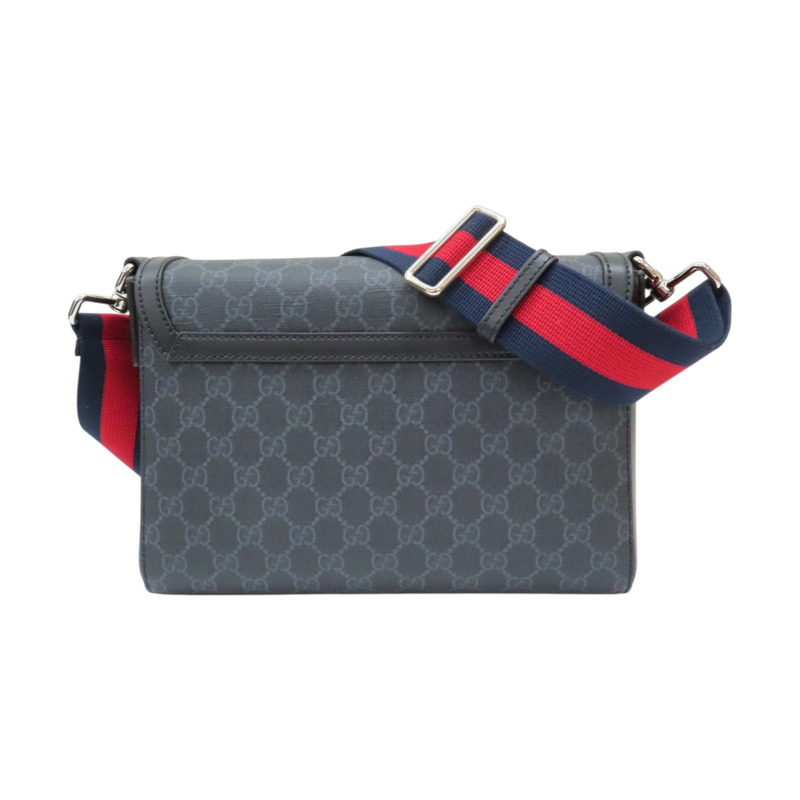 黑色 帆布 GG Supreme 肩背包【GUCCI 古馳】 771167-1