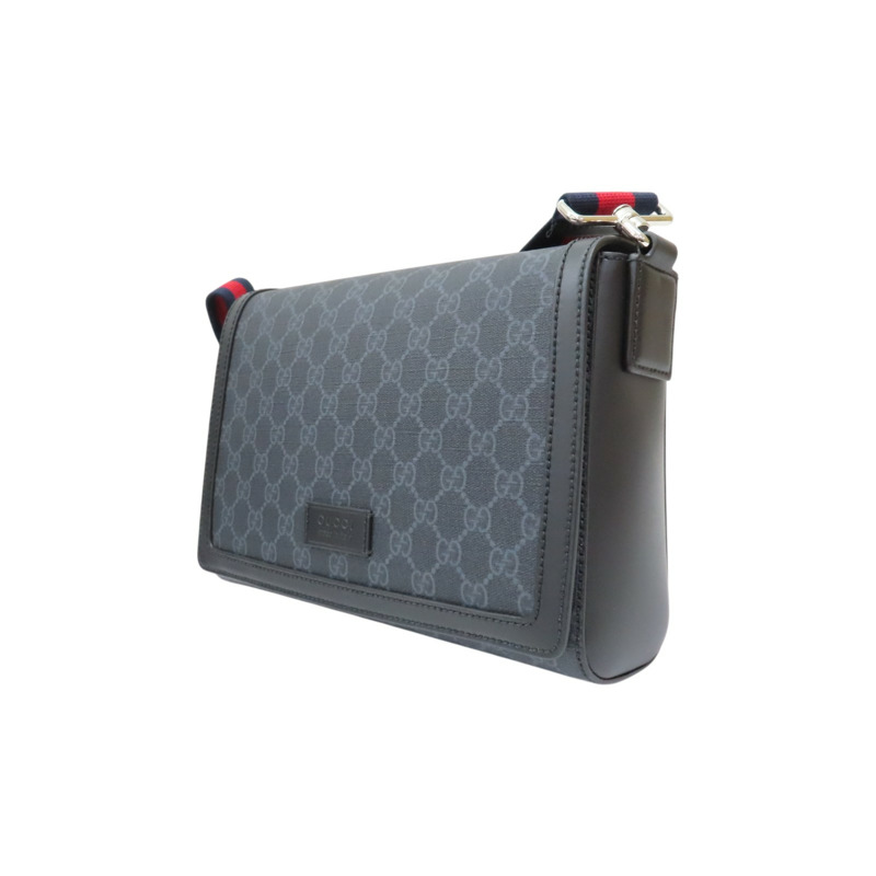 黑色 帆布 GG Supreme 肩背包【GUCCI 古馳】 771167-2