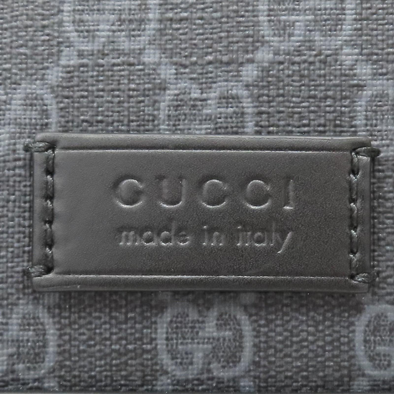 黑色 帆布 GG Supreme 肩背包【GUCCI 古馳】 771167-7