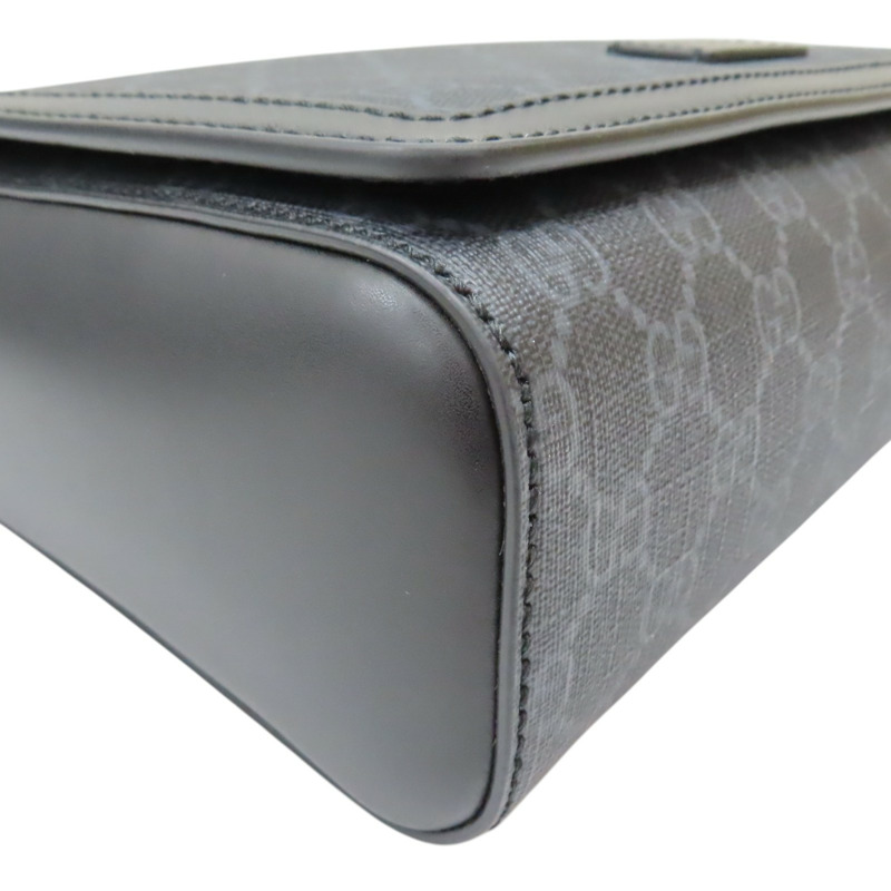 黑色 帆布 GG Supreme 肩背包【GUCCI 古馳】 771167-13