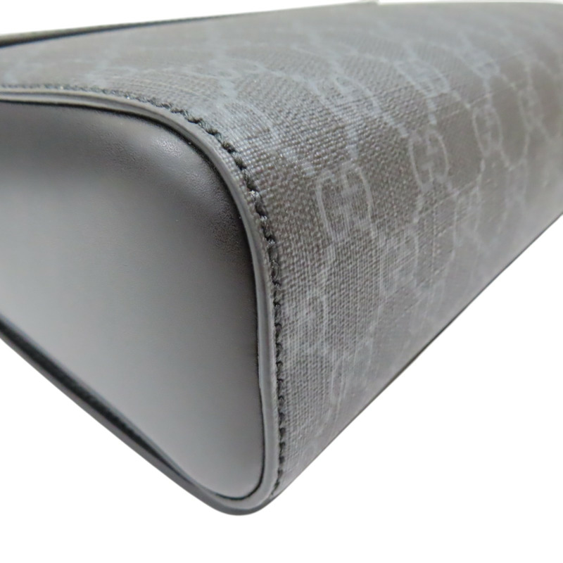 黑色 帆布 GG Supreme 肩背包【GUCCI 古馳】 771167-14