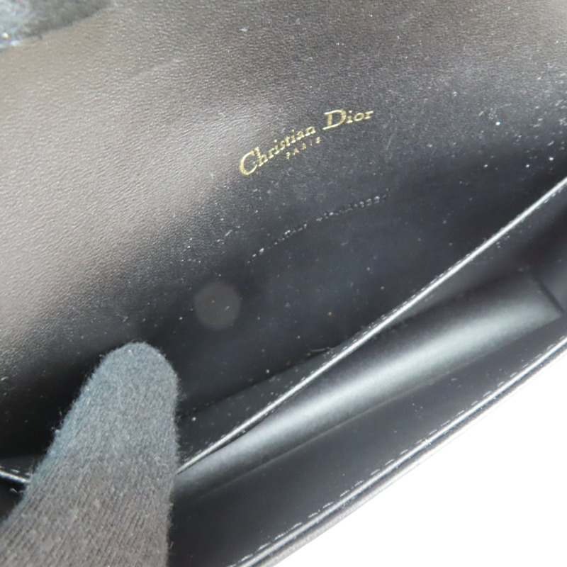 黑色 羊皮 鍊帶肩背包【Dior 迪奧】 S0204ONMJ_M900-5