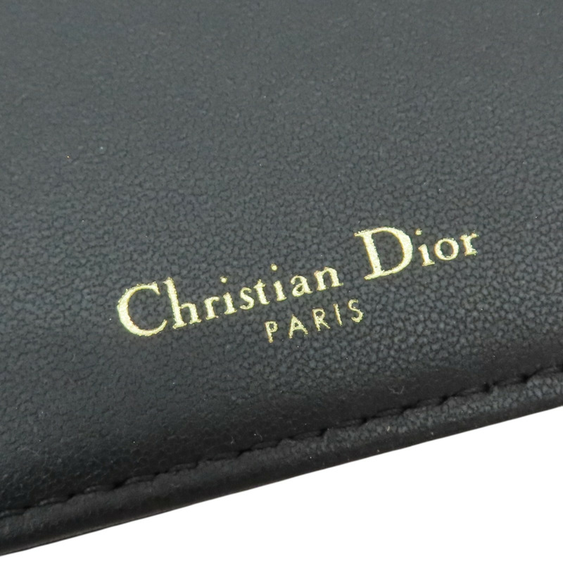 黑色 羊皮 鍊帶肩背包【Dior 迪奧】 S0204ONMJ_M900-9