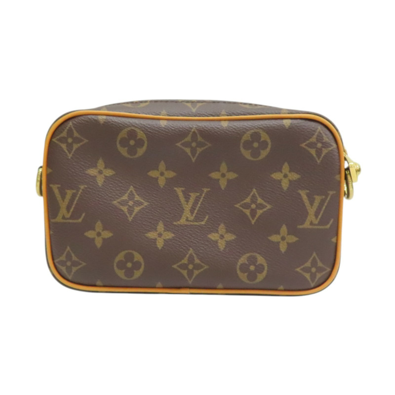 棕色 原花帆布 Trocadero Wearable Wallet 肩背包【LOUIS VUITTON LV 路易威登】 M14058-1